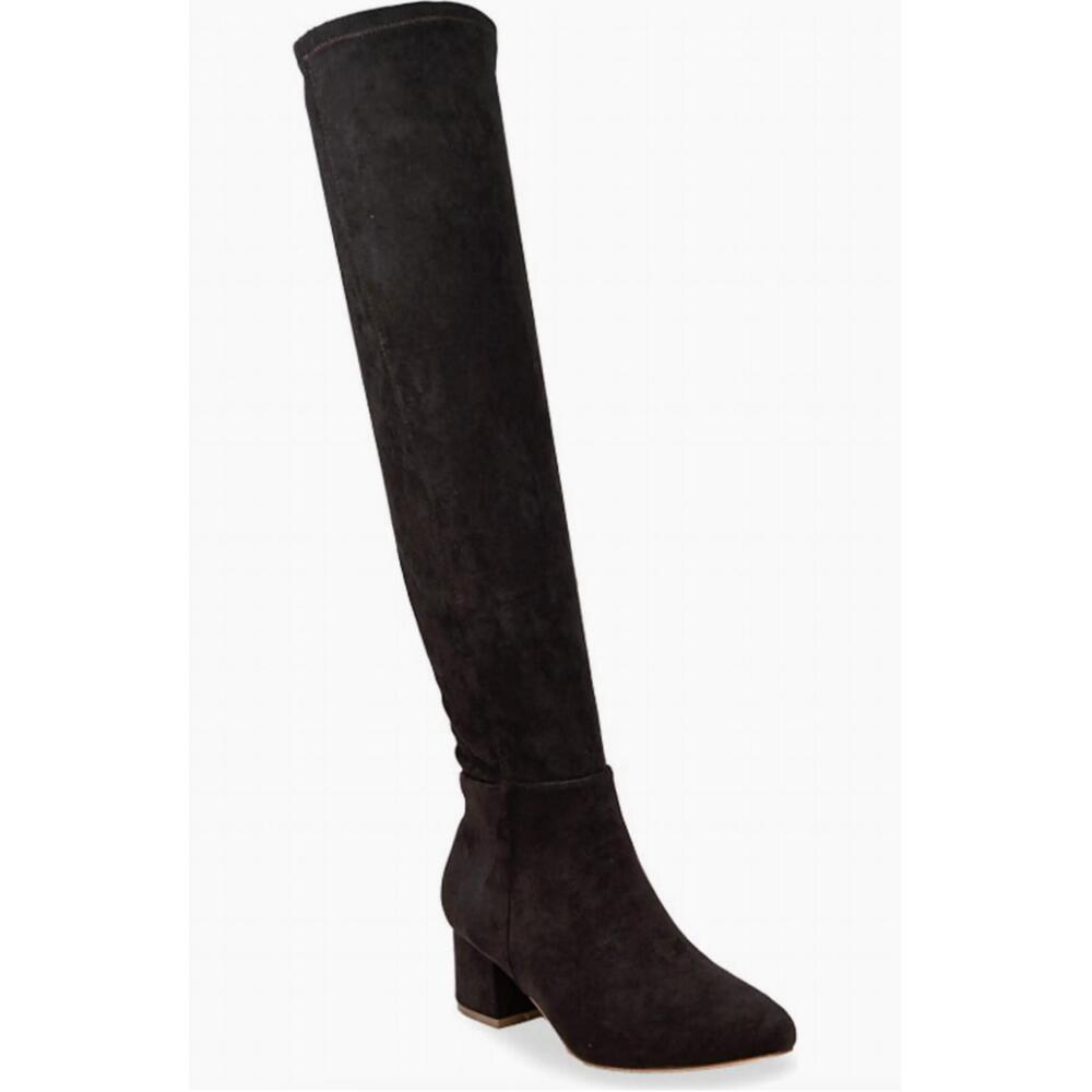 NEW CHASE + CHLOE women's wynter over the knee boots in black